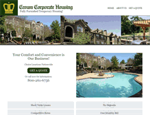 Tablet Screenshot of crowncorporatehousing.com